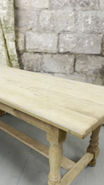 Miniature : Table de ferme sablée 