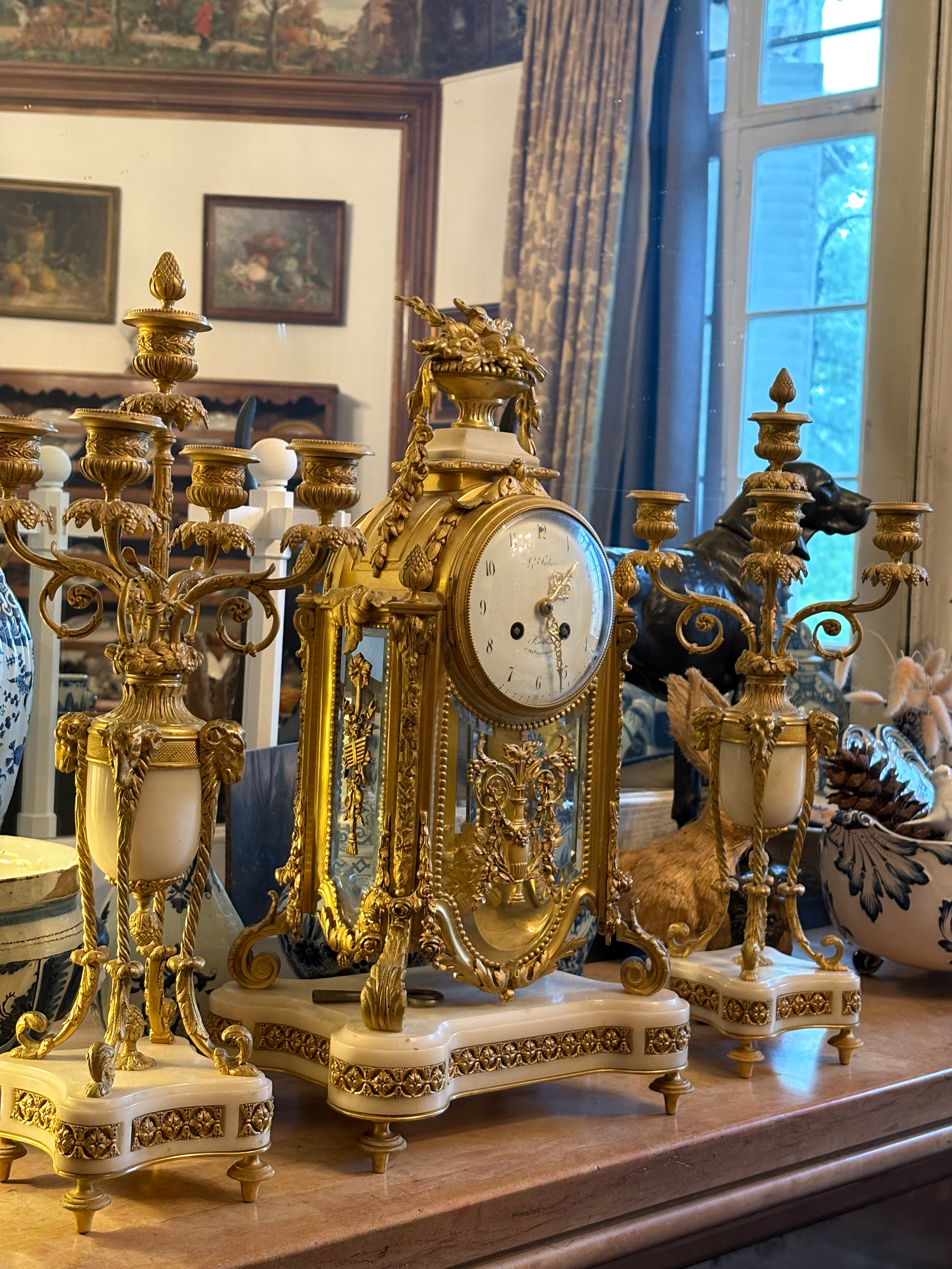 Garniture - pendule