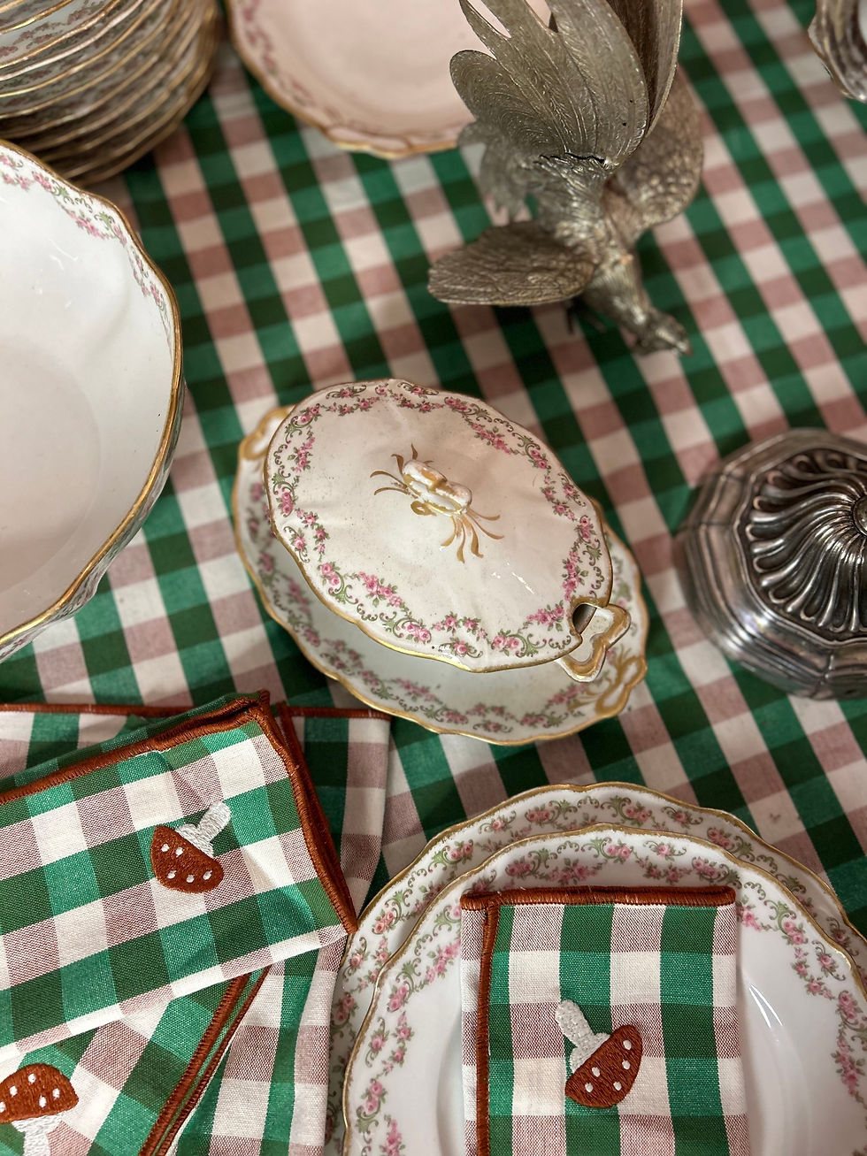 Miniature : Service en porcelaine de Limoges 