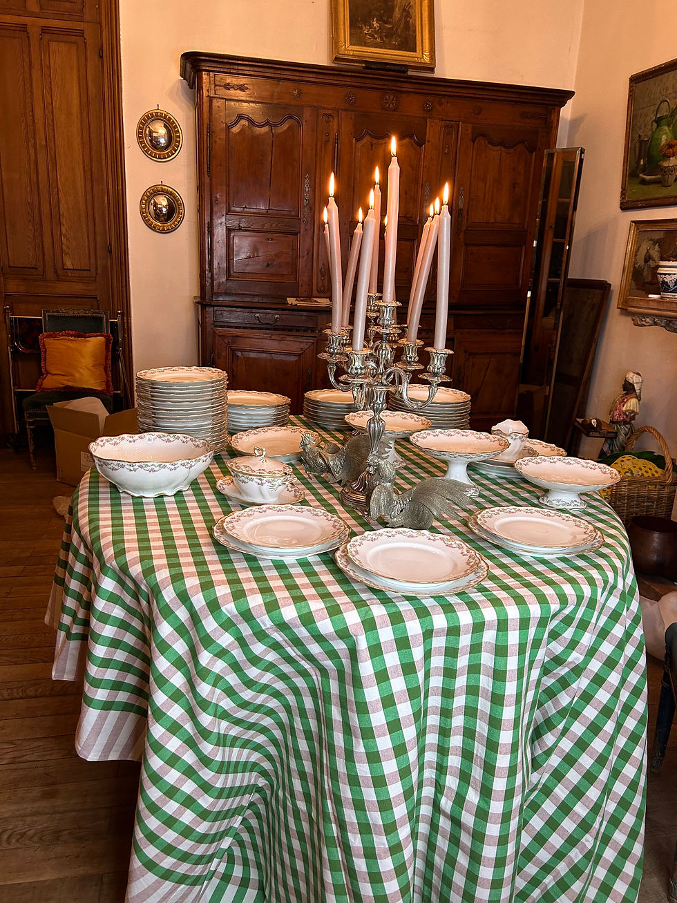 Miniature : Service en porcelaine de Limoges 