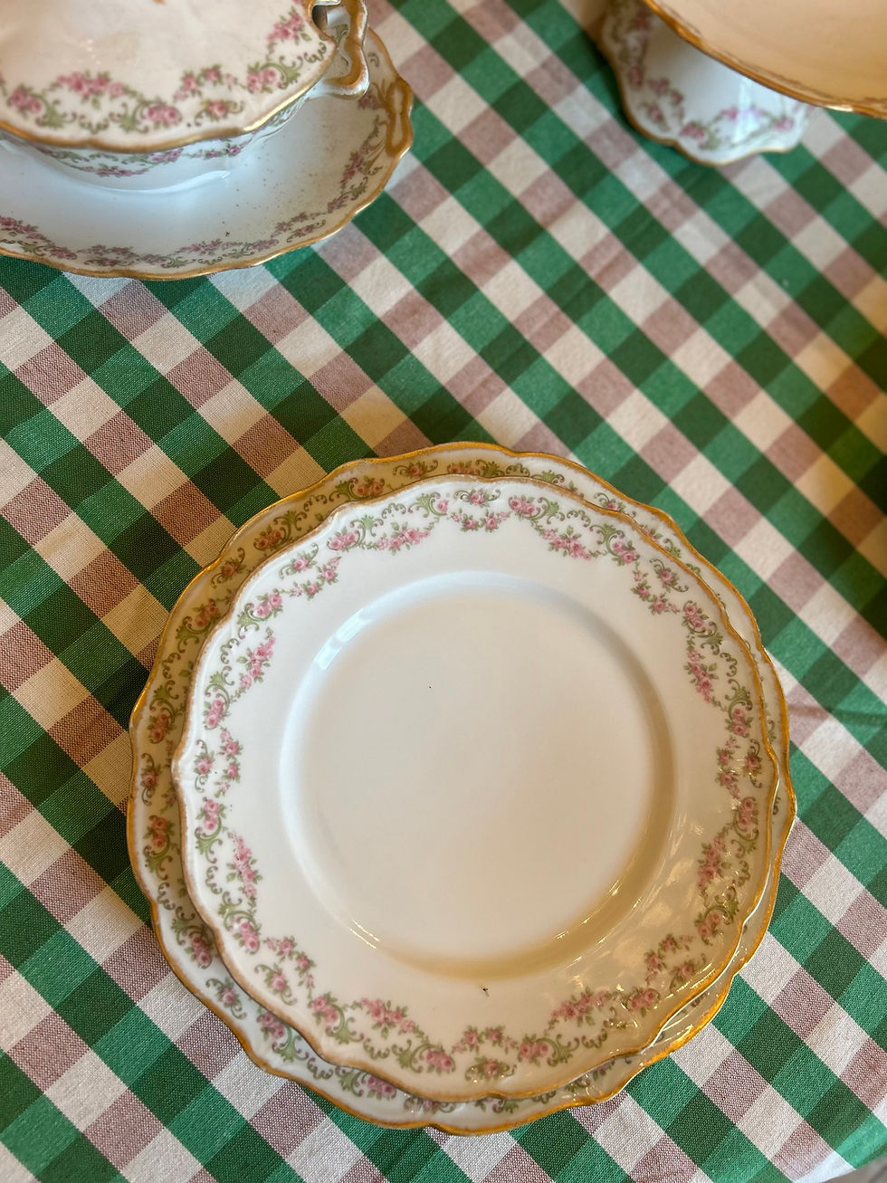 Miniature : Service en porcelaine de Limoges 