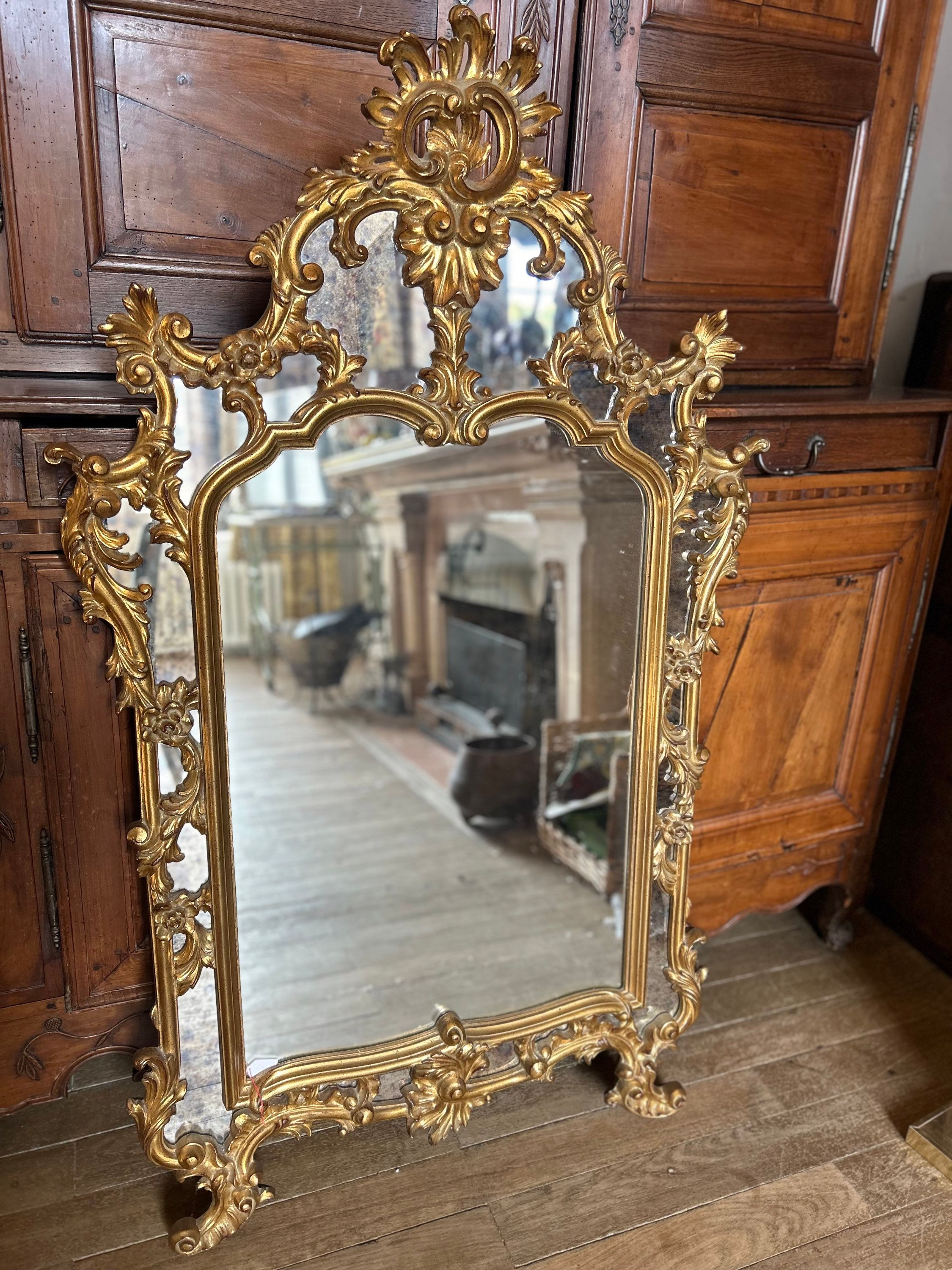 Miroir de style louis XV 