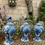 Miniature : Suite de pots couverts DELFT