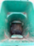 Trash can before it got cleaned by our team
