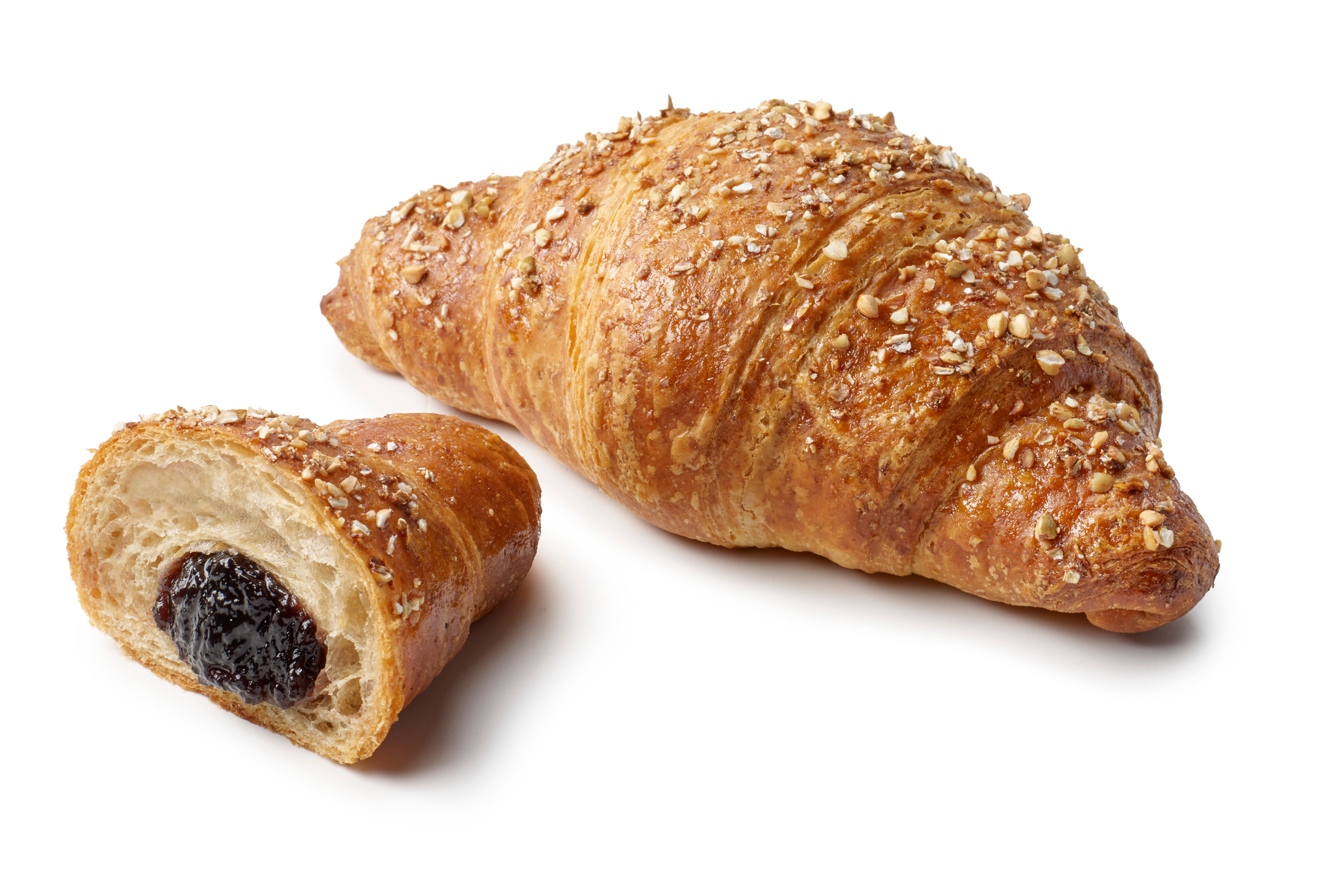 Vegan Spelt Blackberry Croissant