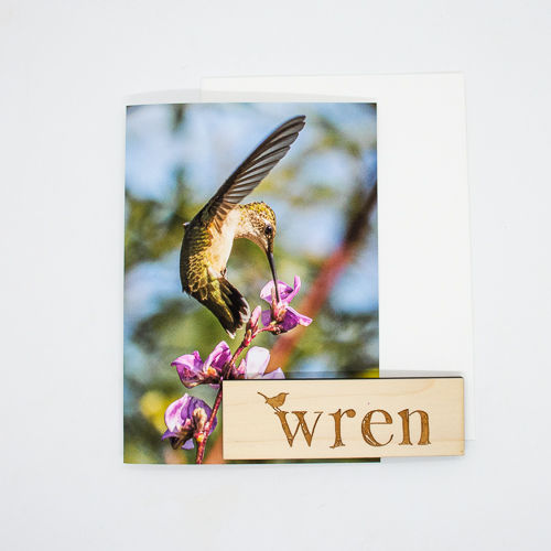 Thumbnail: Hummingbird (Blank) Greeting Card
