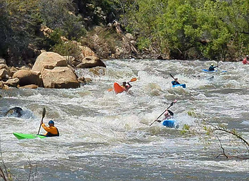 Kayakers on the kern