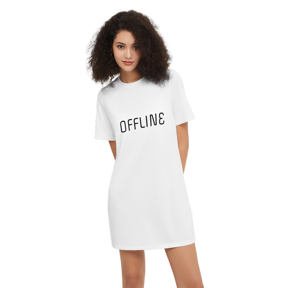 OFFLINE Women's Short-Sleeve T-Shirt Dress - Made from recycled bottles