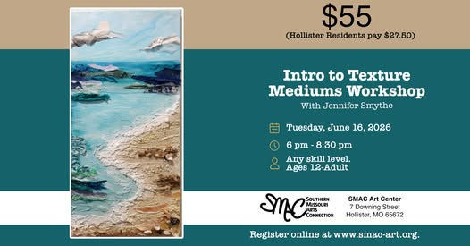 Intro to Texture Mediums Workshop with Jennifer Smythe