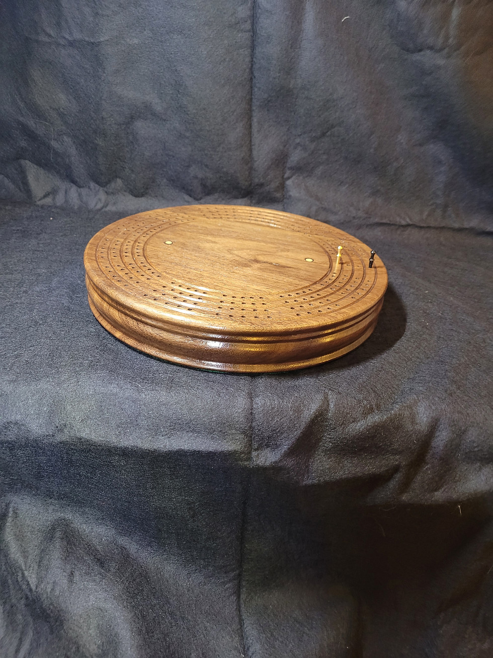 Thumbnail: 12"Walnut Cribbage Board