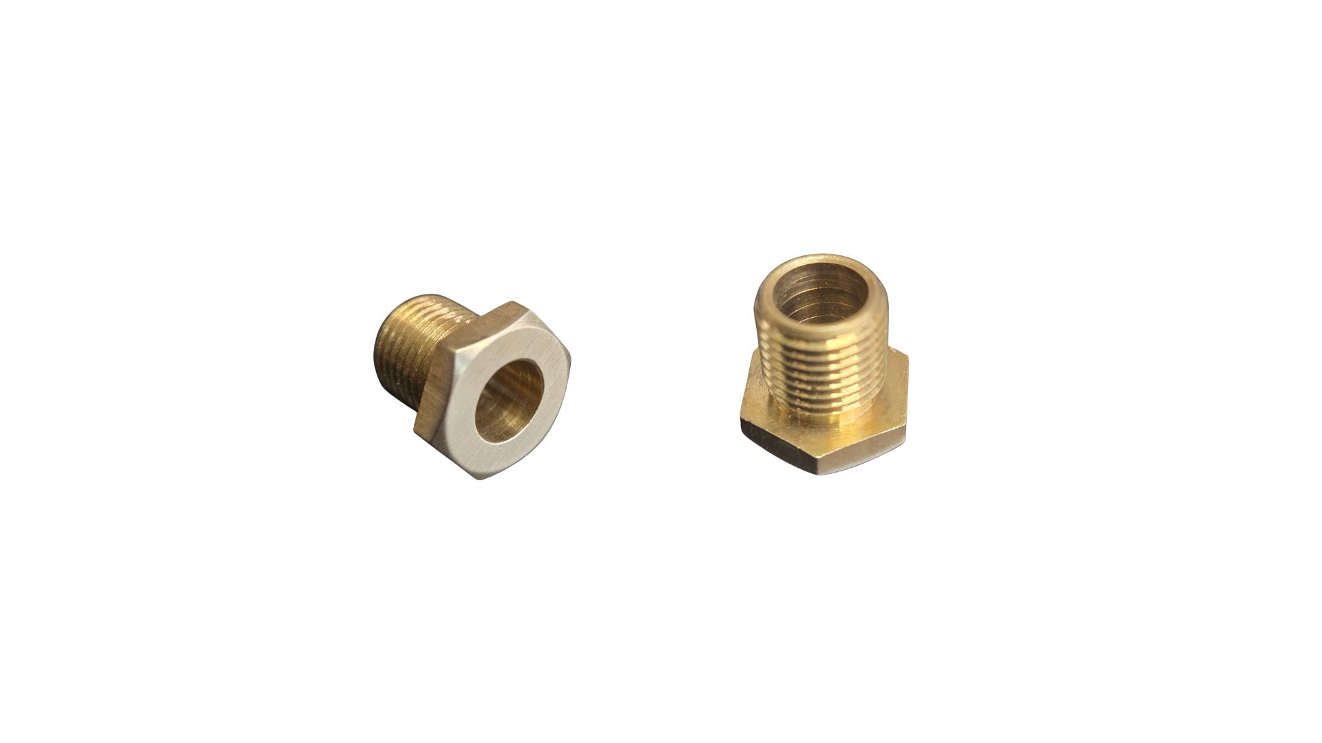 Brass M10x1 threaded bush - 13mm
