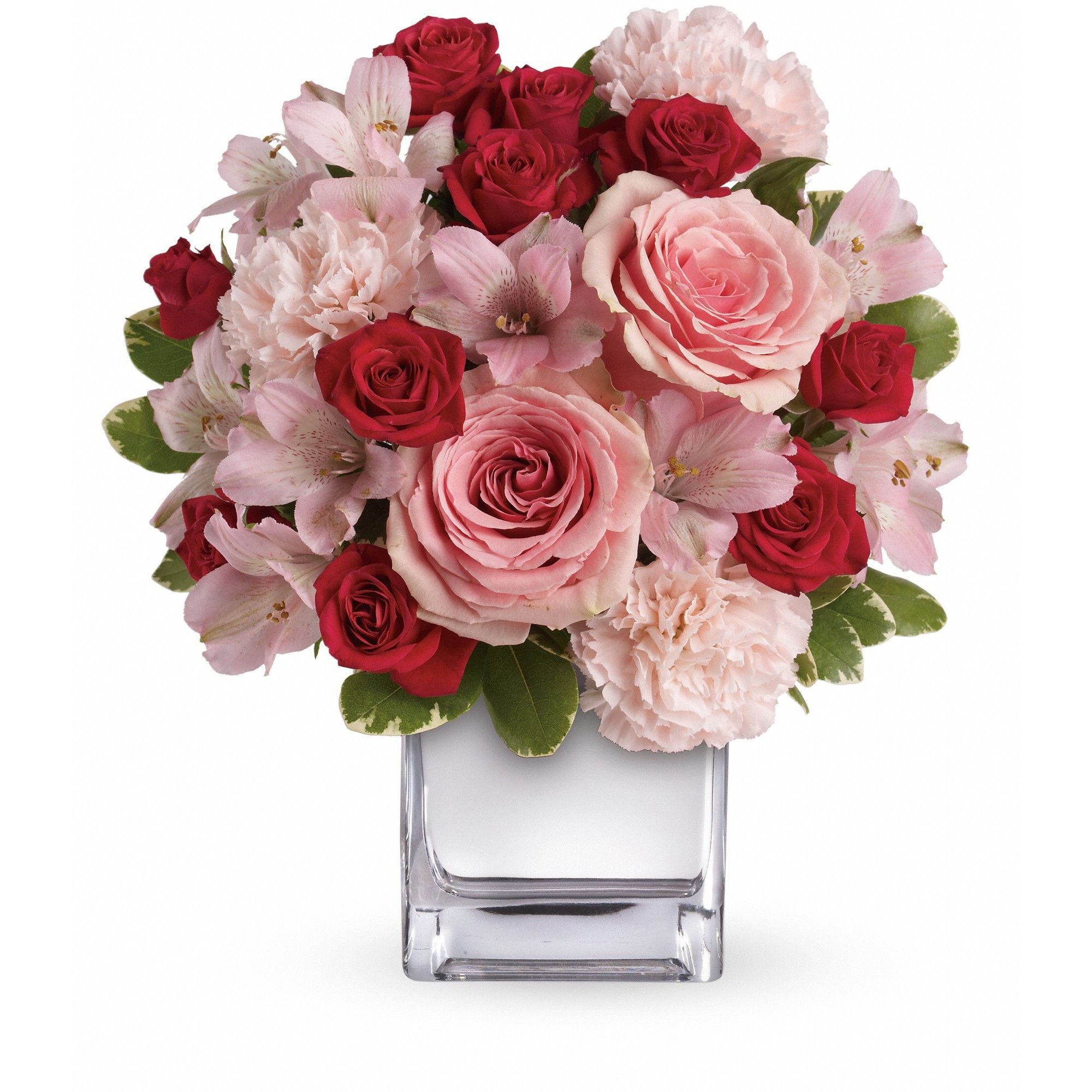 Rose, Alstroemeria & Carnation Arrangement