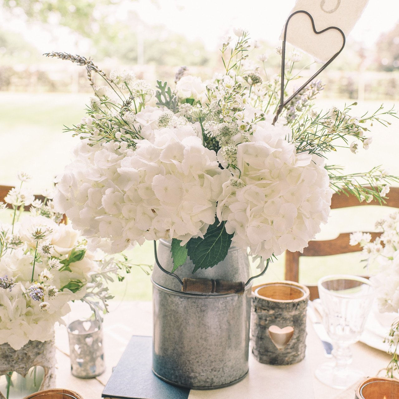 MILK CHURN TABLE DISPLAY