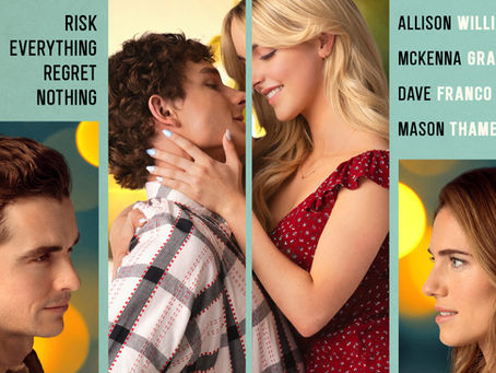Regretting You movie poster featuring Dave Franco, Mason Thames, McKenna Grace, and Allison Williams