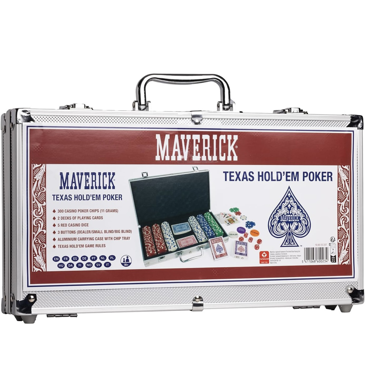 Maverick Texas Hold’em Poker Set and Carry Case