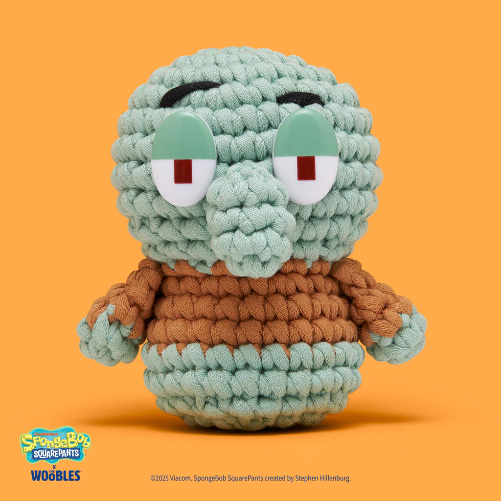 The Woobles: Squidward Tentacles - SpongeBob Learn to Crochet Kit for Beginners