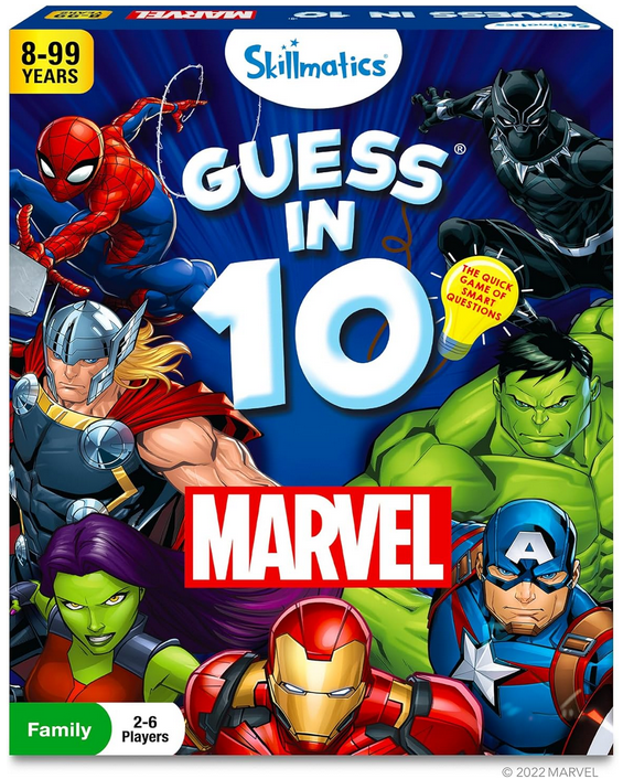 Guess in 10: Marvel Trivia Card Game - Skillmatics