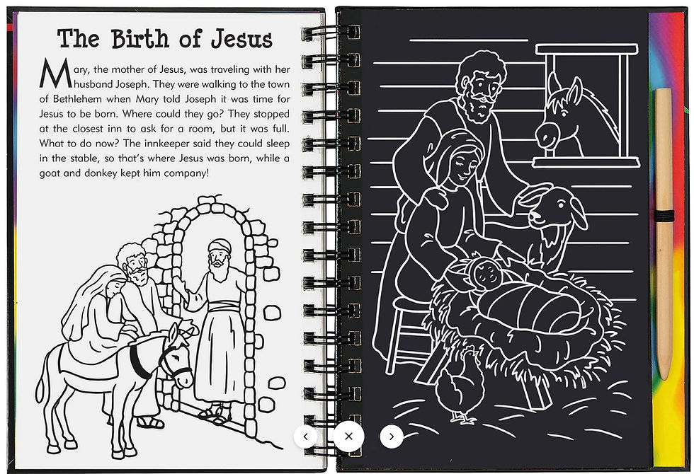 Thumbnail: Bible Stories Scratch and Sketch - Peter Pauper Press