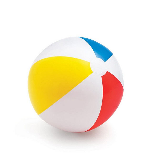 Glossy Panel Inflatable 20 inch Beach Ball - Intex