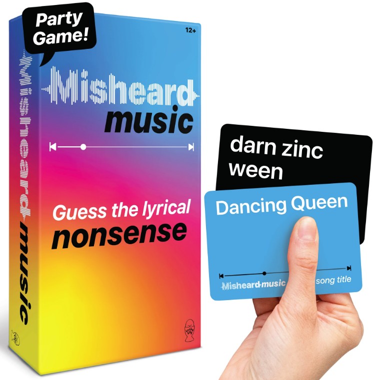 Misheard Music Party Game - Lucky Egg