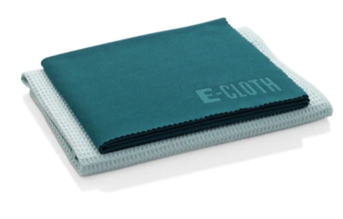 E-Cloth Window Cleaning 2 Cloth Cleaning Set (Green or Tangerine)