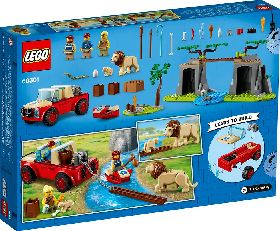 Thumbnail: LEGO 60301 - City - Wildlife Wildlife Rescue Off-Roader