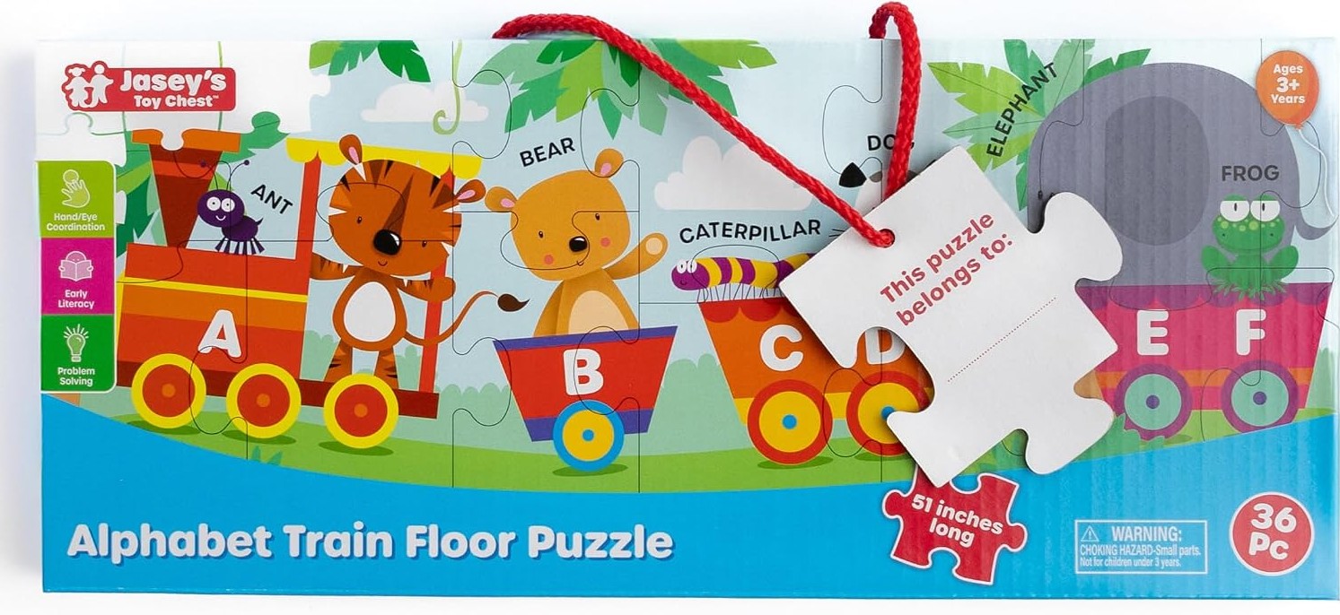 Alphabet Train Floor Puzzle - Jasey's Toy Chest