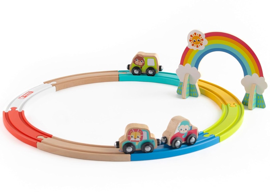 Animal Friends Wooden Train Set