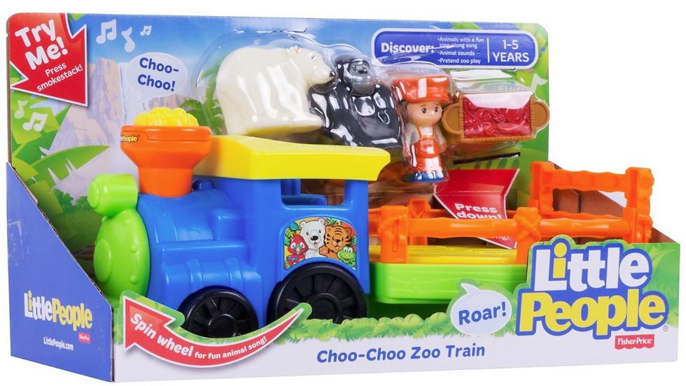 Thumbnail: Little People Choo-Choo Zoo Train - Fisher-Price
