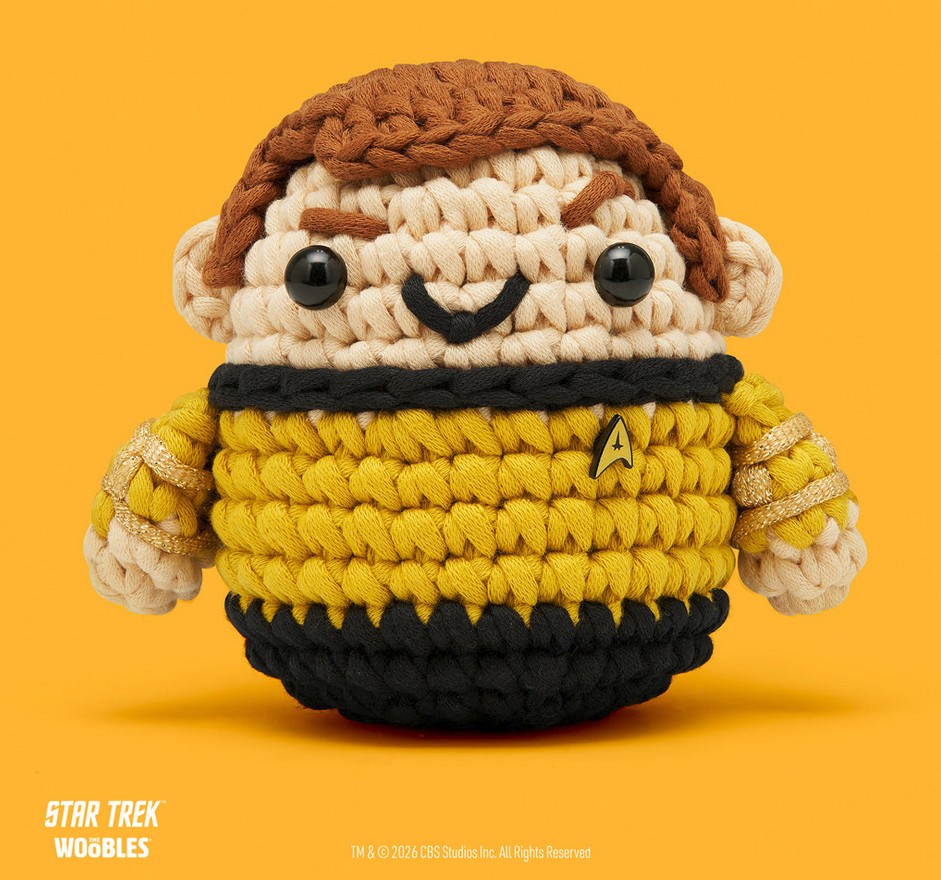 The Woobles: Star Trek Captain Kirk Crochet Kit for Beginners