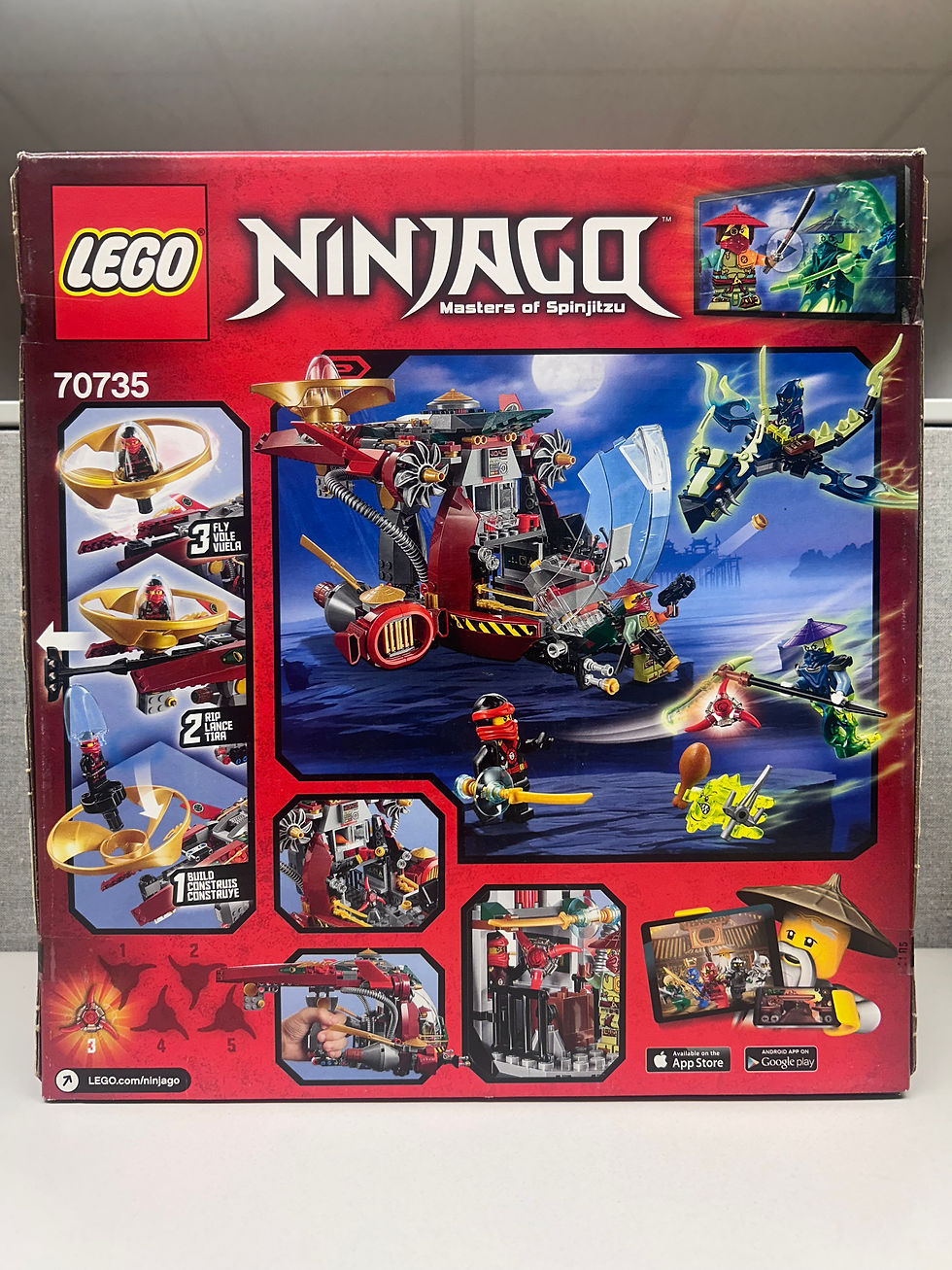 Thumbnail: LEGO 70735 Ninjago: Ronin R.E.X. back of box