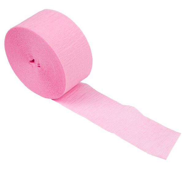 Thumbnail: Paper Streamer 81ft - Pink - Decorating, Graduation, Wedding, Party