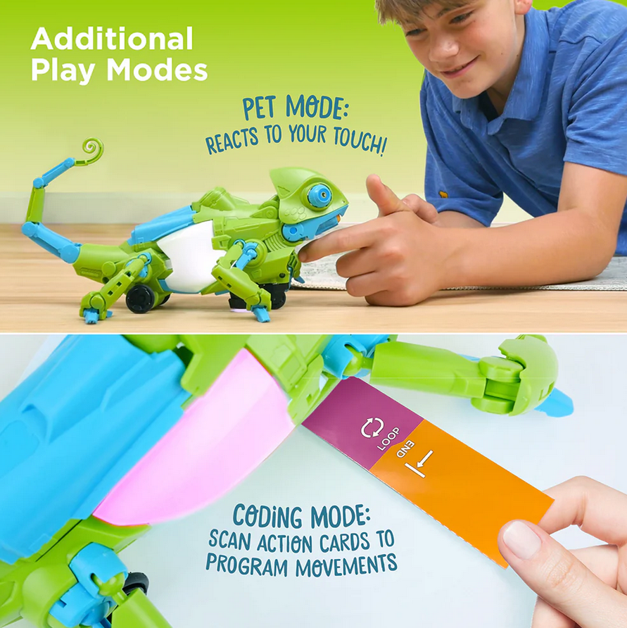 Thumbnail: My Robotic Pet: Coding Chameleon - Thames & Kosmos