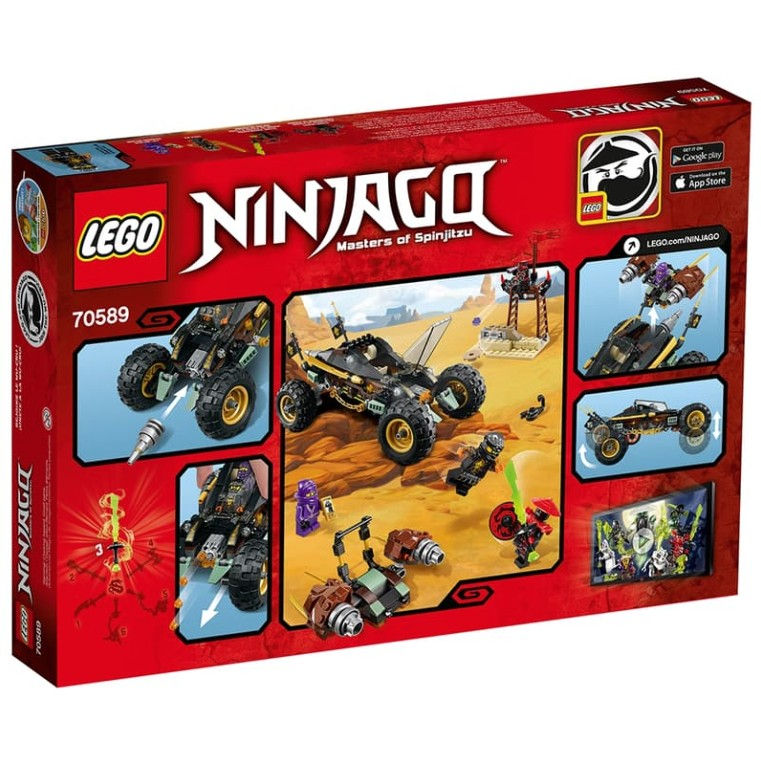 Thumbnail: LEGO 70589 Ninjago: Rock Roader back of box