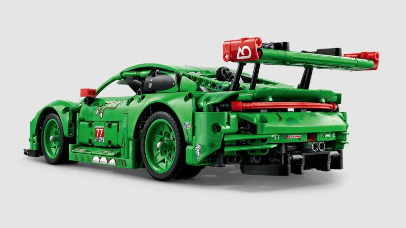 Thumbnail: LEGO 42224 Technic: Porsche 911 GT3 R REXY AO Racing rear side view