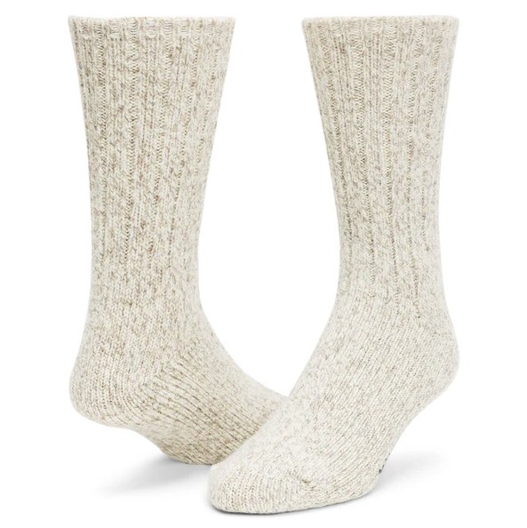 El-Pine Crew Heavyweight Outdoor Ragg Wool Sock - Grey Twist F2044 - Wigwam