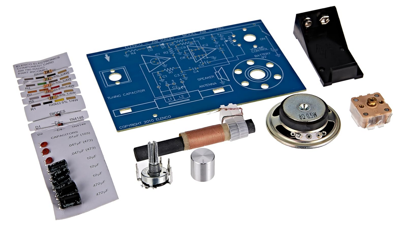 Two IC AM Radio Kit - Elenco