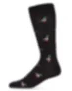 Men's "Mallard Most Fowl" Rayon from Bamboo Blend Novelty Crew Sock - MeMoi