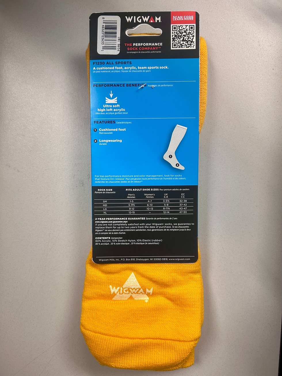 Thumbnail: Wigwam All Sports Tube Sock in Gold