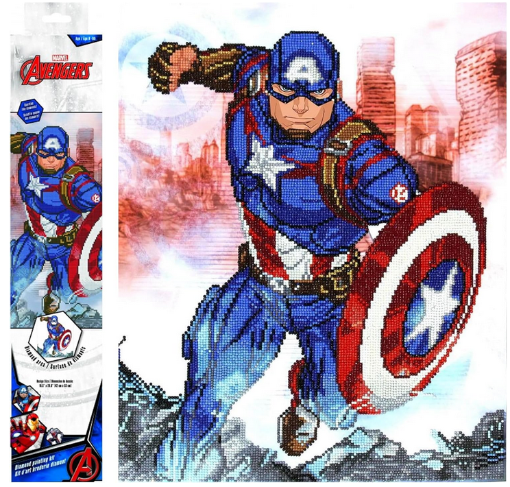 Diamond Art - Cap In Action Diamond Painting Kit