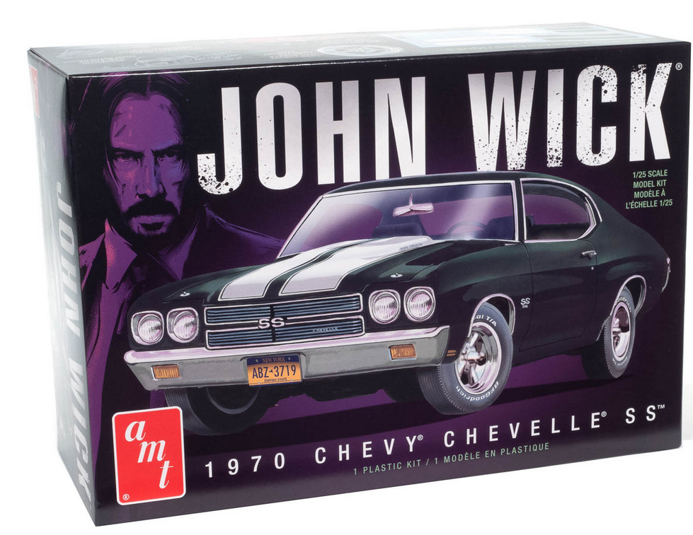 AMT 1970 Chevy Chevelle John Wick 1:25 Scale Model Kit