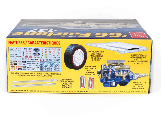 Thumbnail: AMT 1966 Ford Fairlane 427 1:25 Scale Model Kit