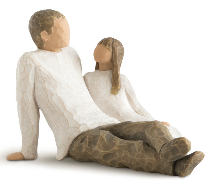 Father and Daughter from Willow Tree