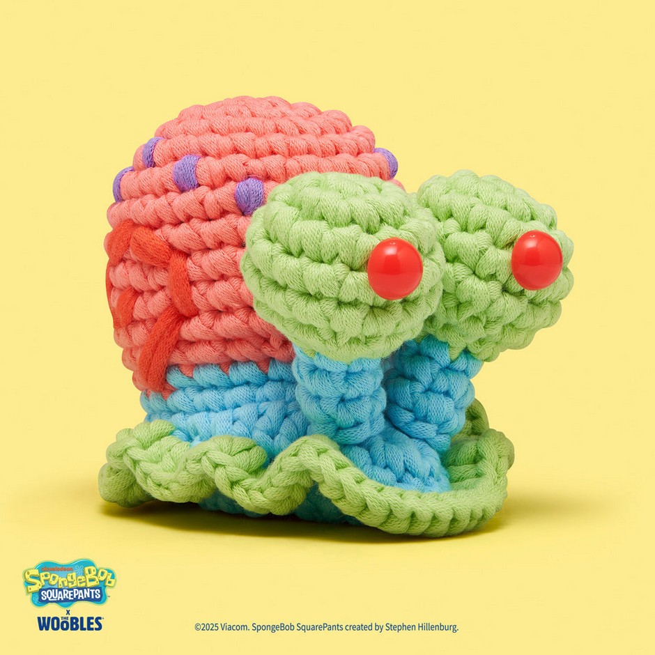 The Woobles: SpongeBob Gary the Snail Crochet Kit for Beginners