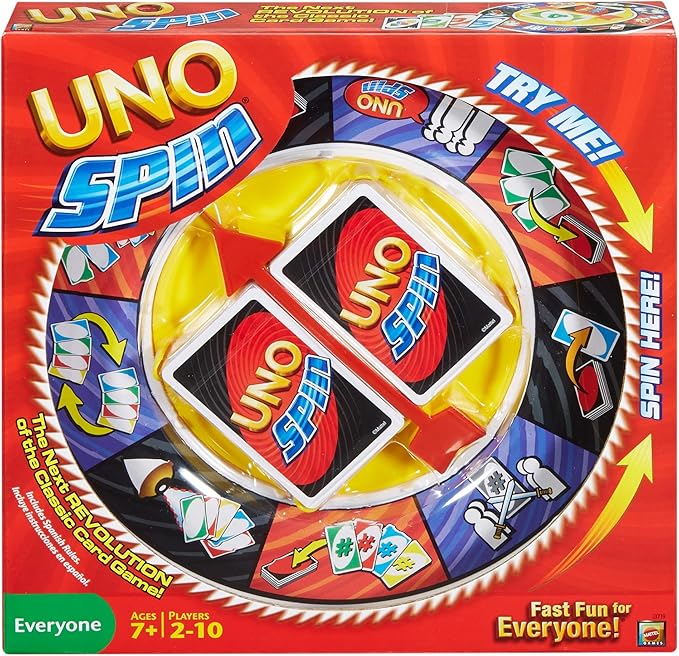Uno Spin Card Game - Mattel