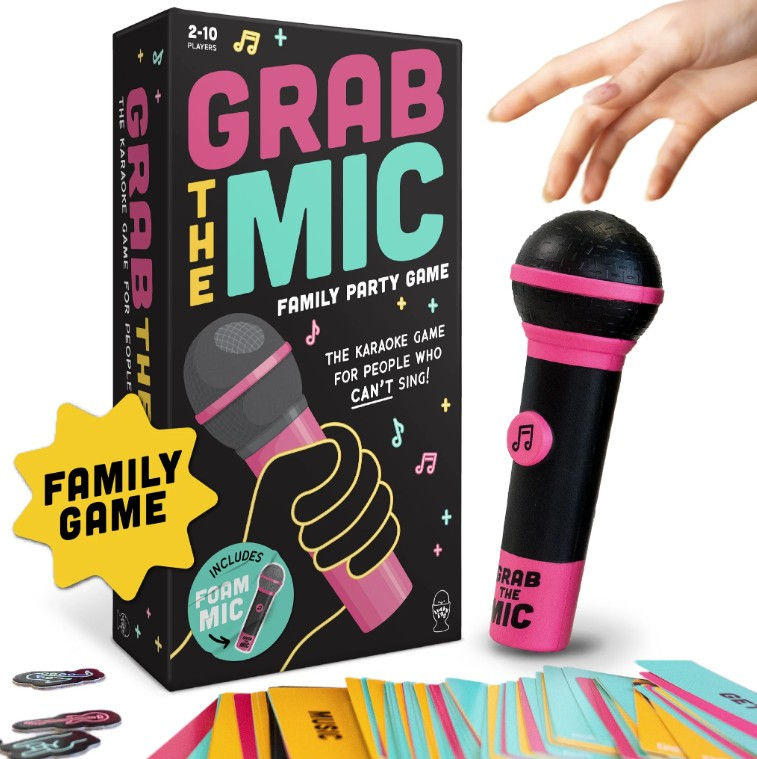 Grab The Mic Family Party Game - Lucky Egg