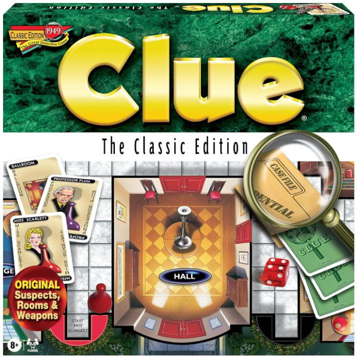 Clue - The Classic Edition - 1949 Remake - Winning Moves Games