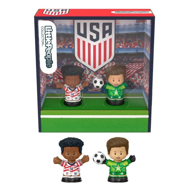 Little People Collector U.S. Soccer Special Edition Set 2 Figures - Fisher-Price