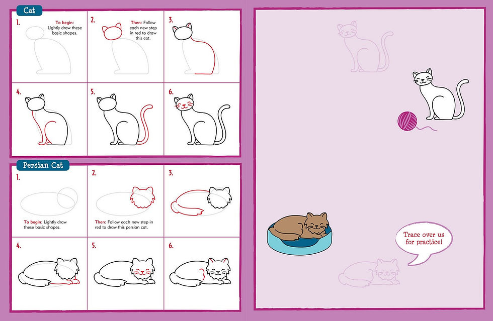 Thumbnail: Learn to Draw Pets! - Peter Pauper Press