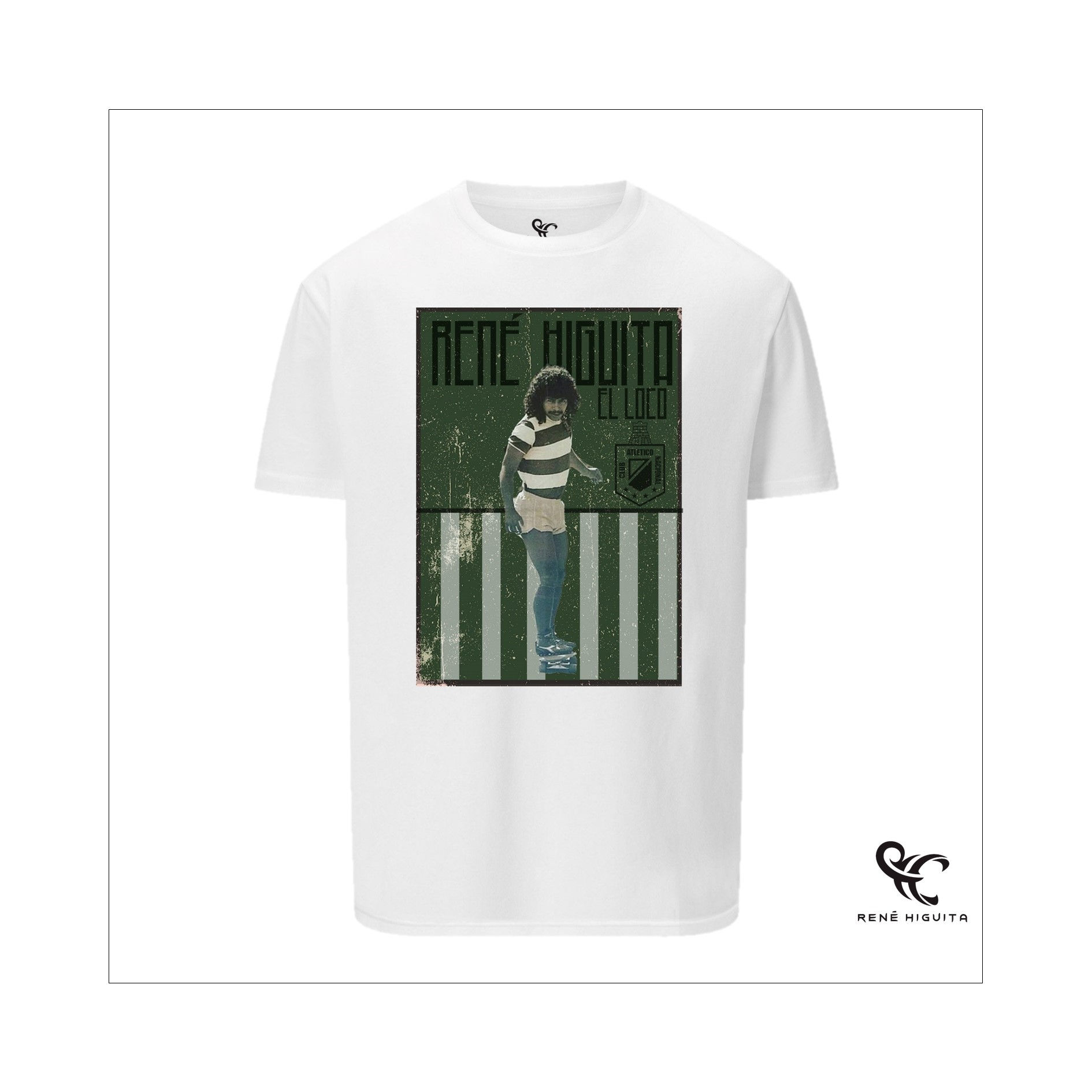 CAMISETA RENE RETRO BLANCA